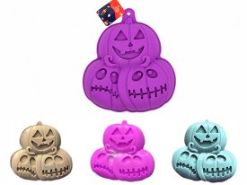 Molde silicona 3 calabazas apiladas
